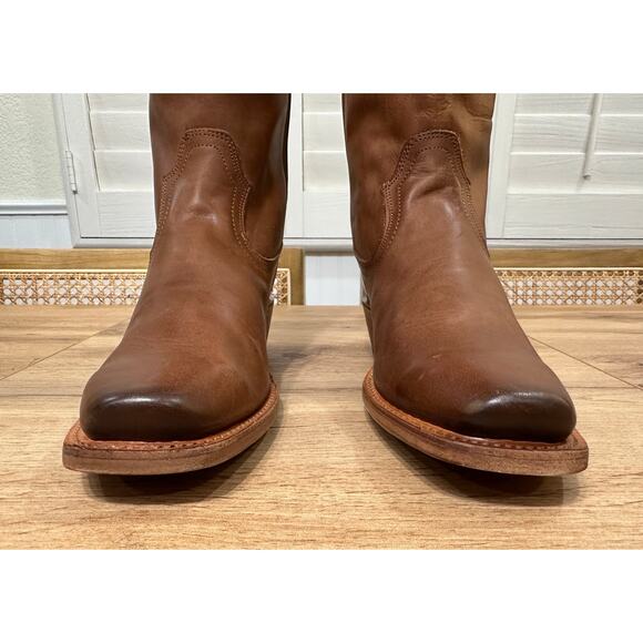 Cleo + Wolf Women's Ivy Western Cowboy Boots Brown Leather Size 9 NWOB Stylish - Picture 8 of 16
